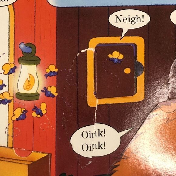 fisher price my little people farm a lift the flap play book cardboard as is - Picture 7 of 11